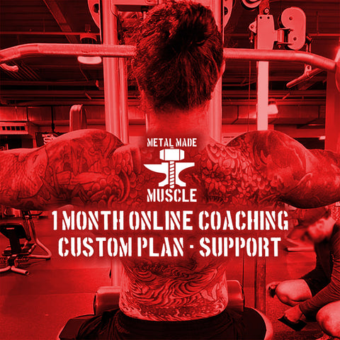 1 month online coaching - custom plan & support