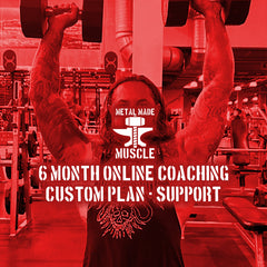 6 month online coaching - custom plan & support